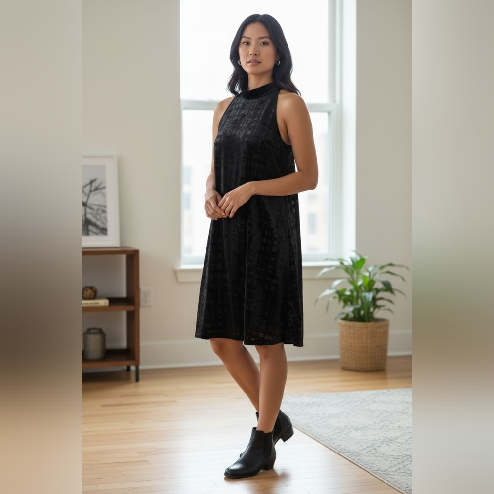 Pixley Black Sleeveless Dress